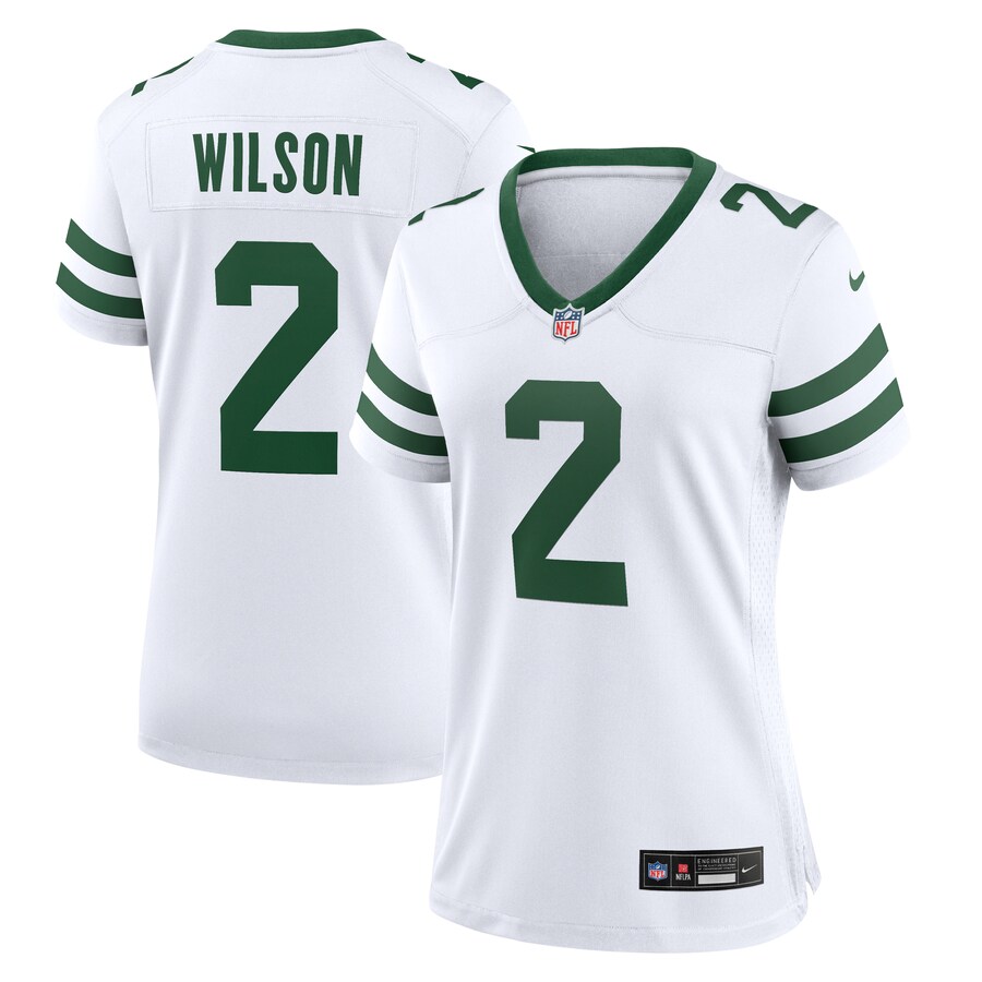Women's New York Jets Zach Wilson Nike Legacy White Game Jersey - ujerseystore