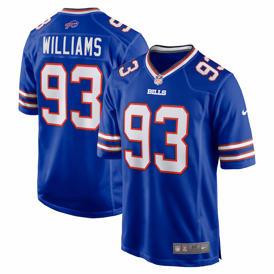 Men's Buffalo Bills DeShawn Williams Nike  Royal  Game Jersey - ujerseystore