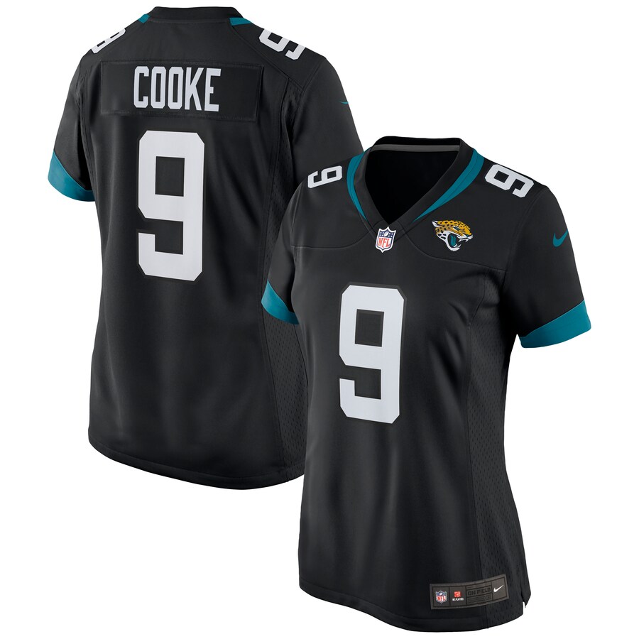 Women's Jacksonville Jaguars Logan Cooke Nike Black Game Jersey - ujerseystore