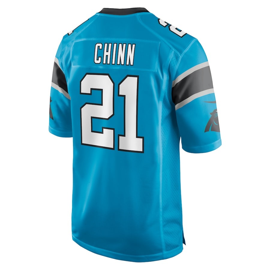 Men's Carolina Panthers Jeremy Chinn Nike Blue Game Jersey - ujerseystore