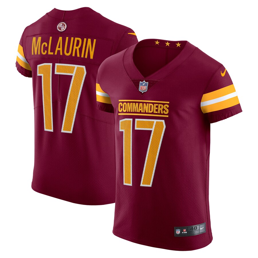 Men's Washington Commanders Terry McLaurin Nike Burgundy Vapor Elite Jersey - ujerseystore