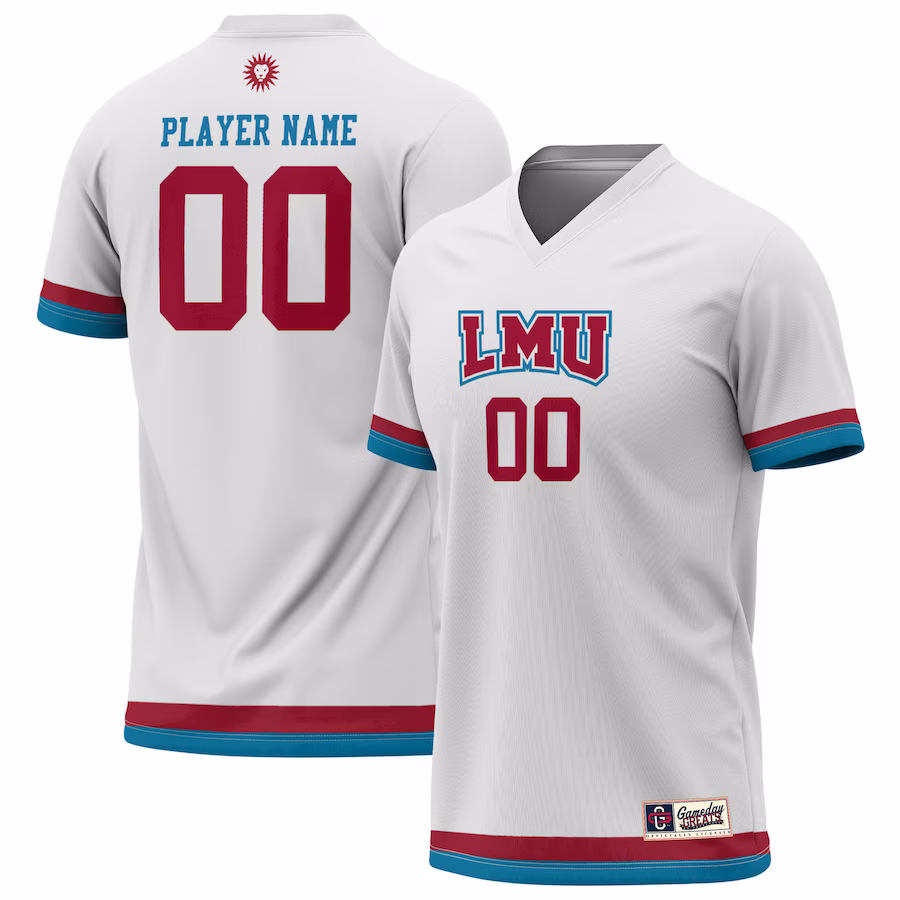 Loyola Marymount Lions GameDay Greats Youth Lightweight NIL Pick-A-Player Women's Soccer Jersey - White - ujerseystore