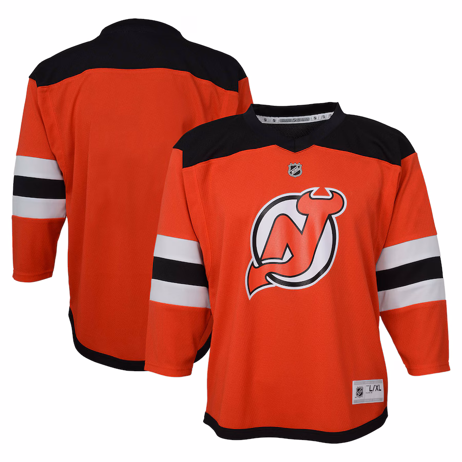 Youth New Jersey Devils Red Replica Jersey - ujerseystore
