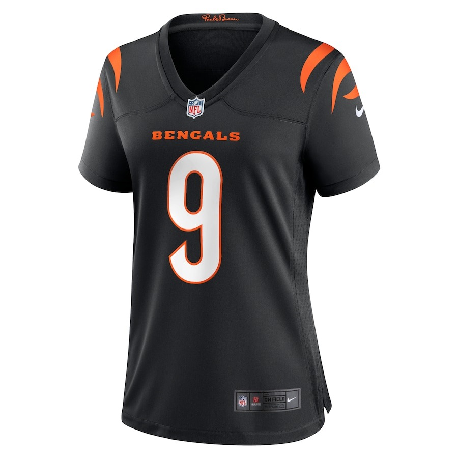 Women's Cincinnati Bengals Joe Burrow Nike Black Game Jersey - ujerseystore