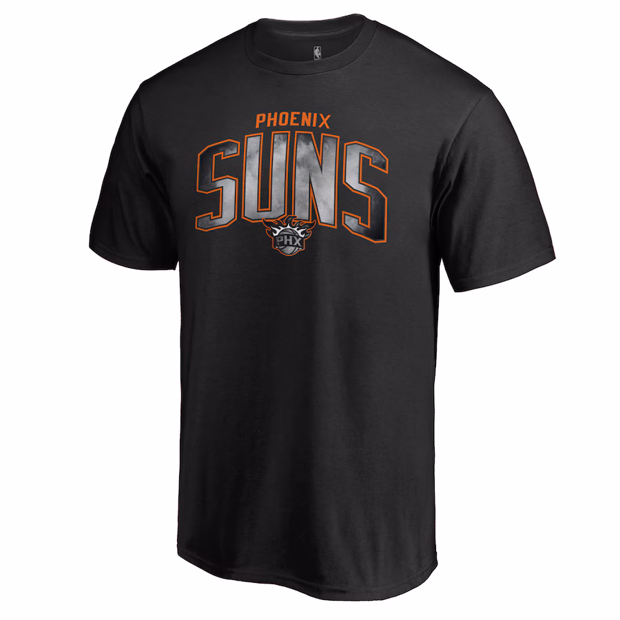 Men's Phoenix Suns Black Arch Smoke T-Shirt - ujerseystore
