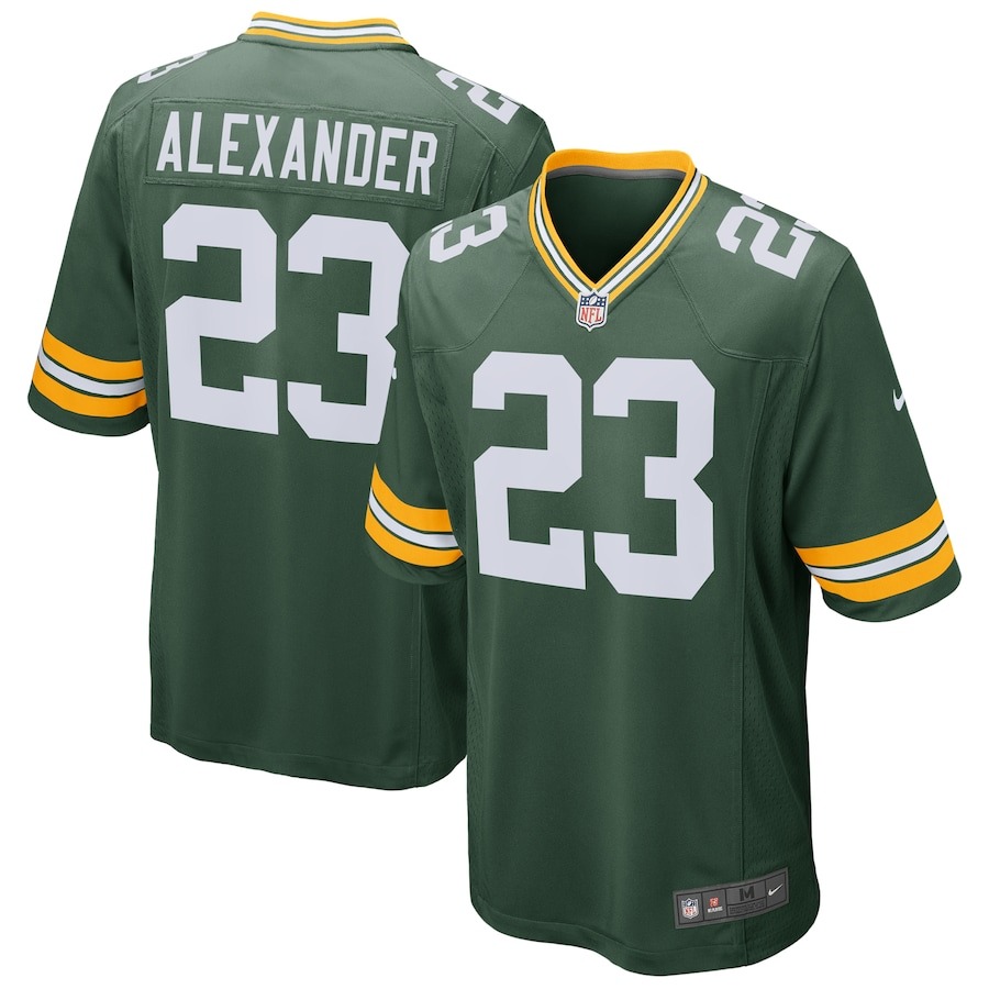 Men's Green Bay Packers Jaire Alexander Nike Green Game Jersey - ujerseystore