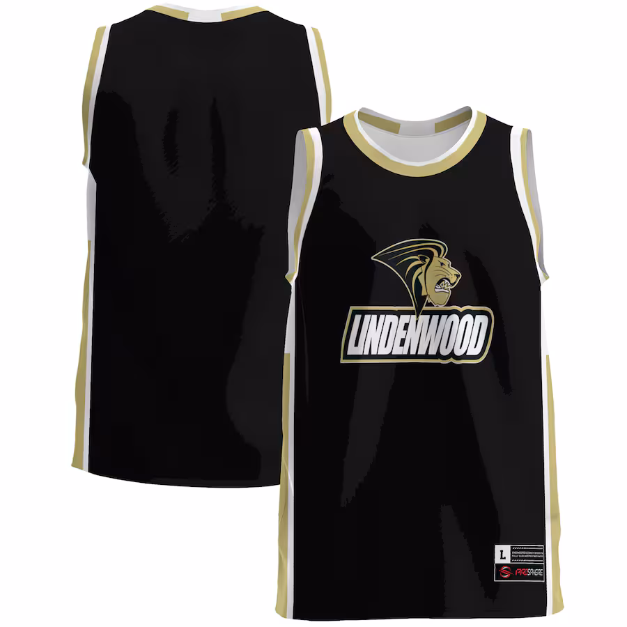 Men's GameDay Greats  Gold Lindenwood Lions  Lightweight Basketball Jersey - ujerseystore