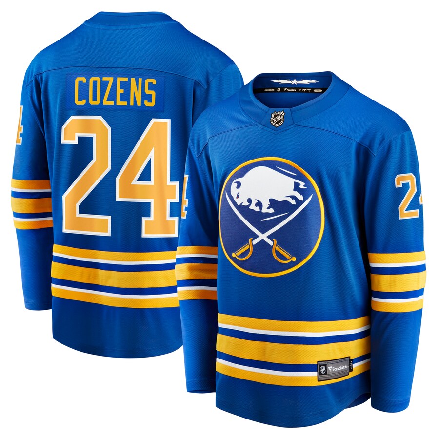 Men's Buffalo Sabres Dylan Cozens Fanatics Branded Royal Home Breakaway Player Jersey - ujerseystore