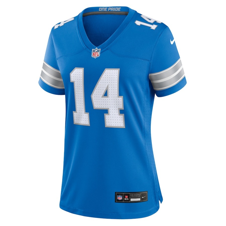 Women's Detroit Lions Amon-Ra St. Brown Nike Blue Team Game Jersey - ujerseystore