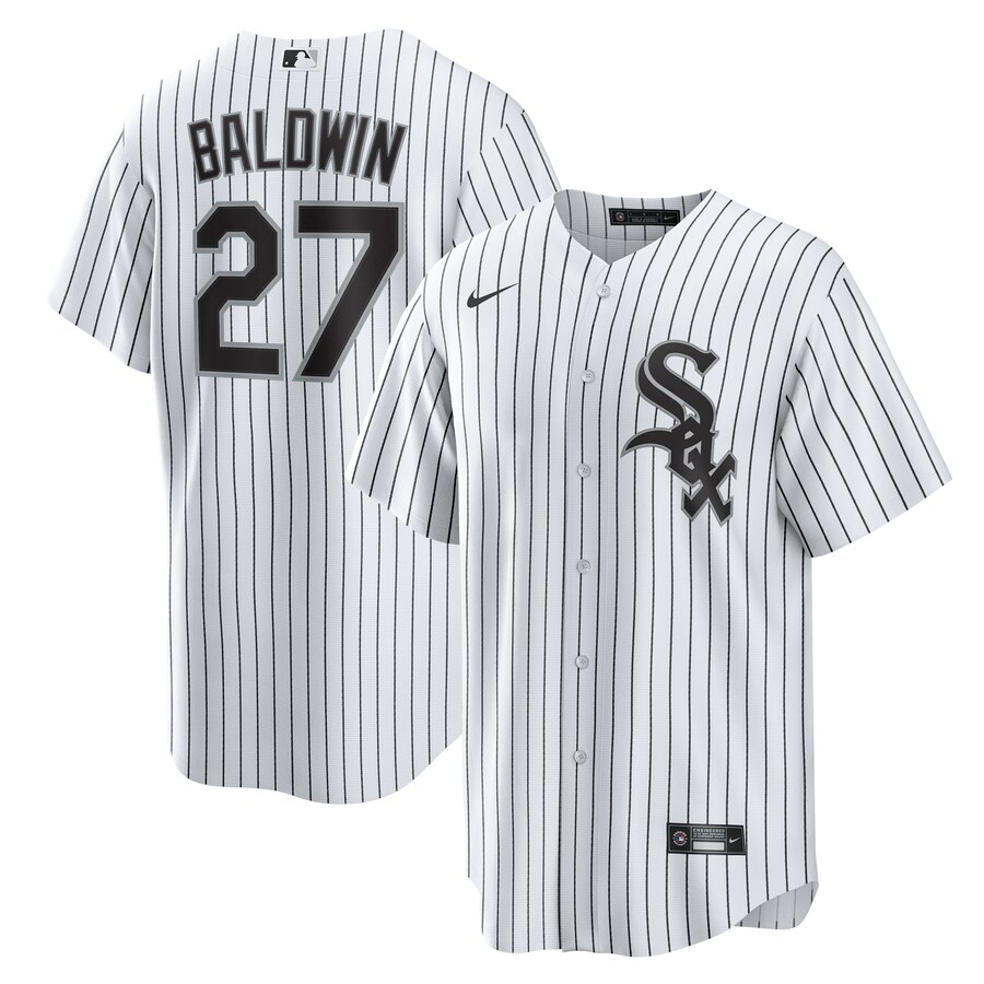 Men's Chicago White Sox Brooks Baldwin Nike White Home Replica Jersey - ujerseystore