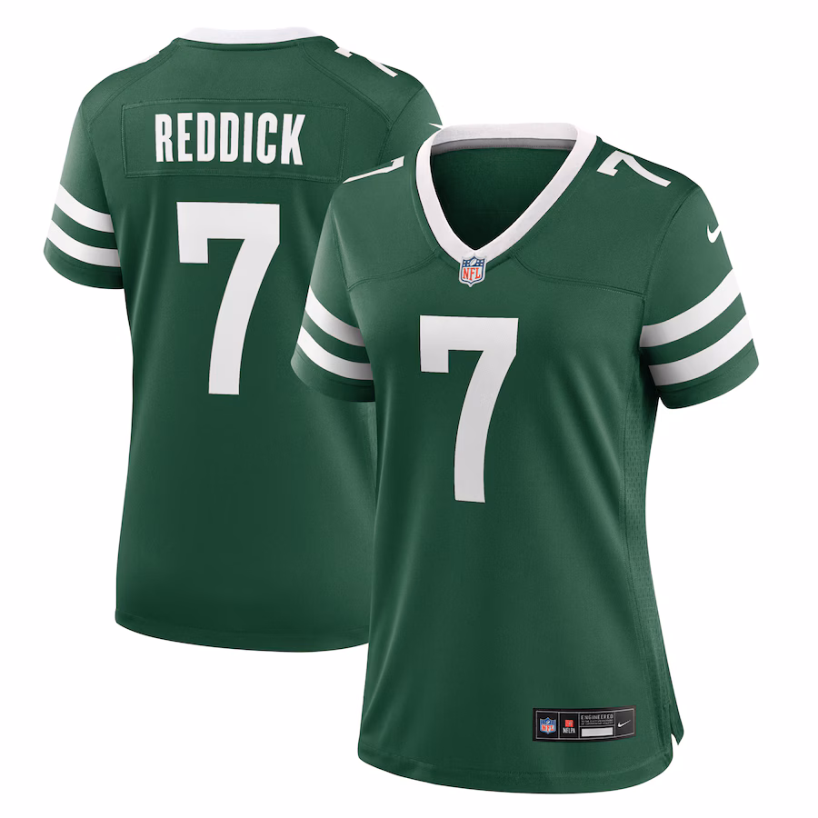 Women's New York Jets Haason Reddick Nike Legacy Green Team Game Jersey - ujerseystore