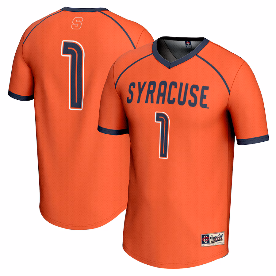 #1 Syracuse Orange GameDay Greats Youth Lightweight Women's Lacrosse Jersey - Orange - ujerseystore