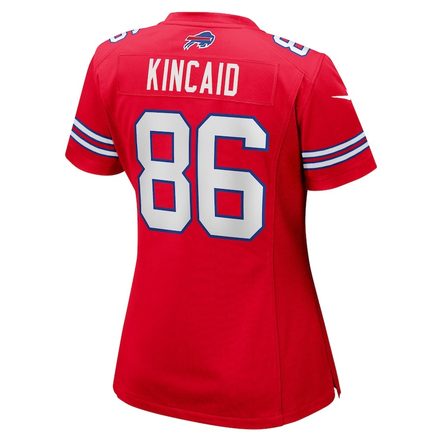 Women's Buffalo Bills Dalton Kincaid Nike Red Alternate Game Jersey - ujerseystore