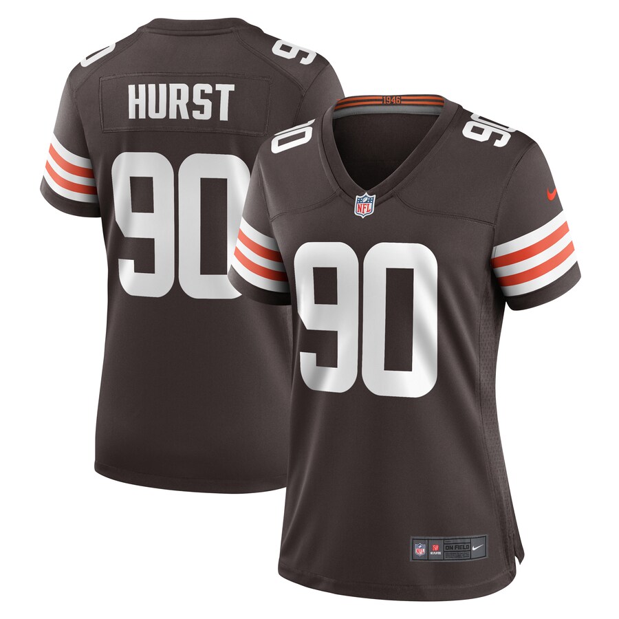 Women's Cleveland Browns Maurice Hurst Nike Brown Nike Women's All Player Jersey - ujerseystore