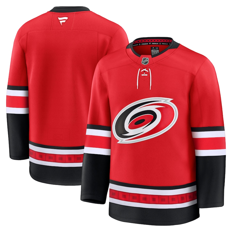 Men's Carolina Hurricanes Fanatics Red Alternate Premium Jersey - ujerseystore