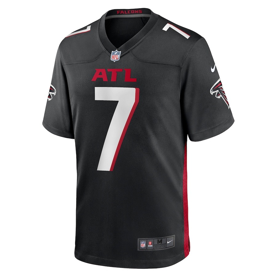 Youth Atlanta Falcons Bijan Robinson Nike Black Game Jersey - ujerseystore