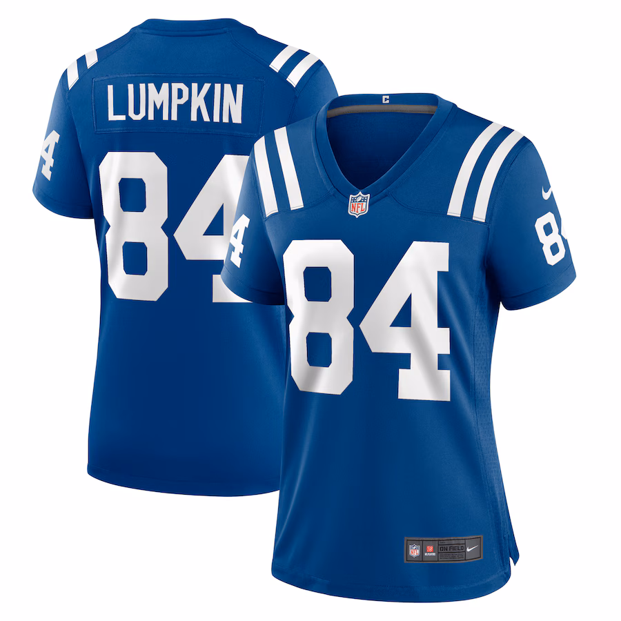 Women's Indianapolis Colts Johnny Lumpkin Nike  Royal Team Game Jersey - ujerseystore