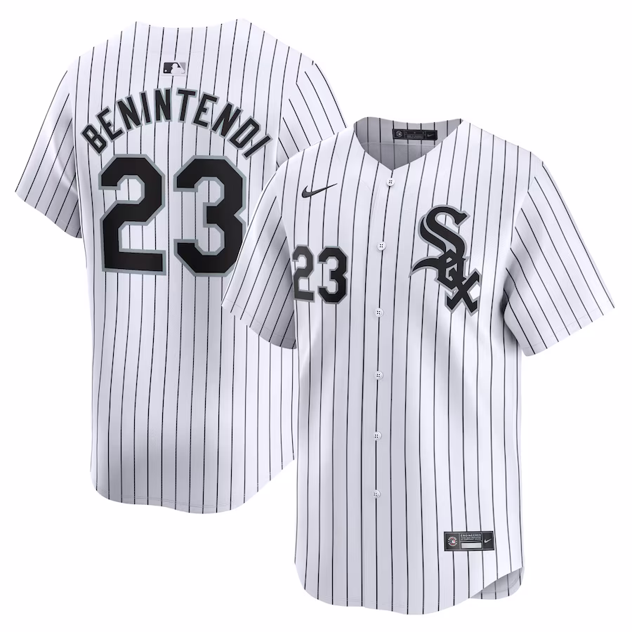 Men's Chicago White Sox Andrew Benintendi Nike White Home Limited Player Jersey - ujerseystore