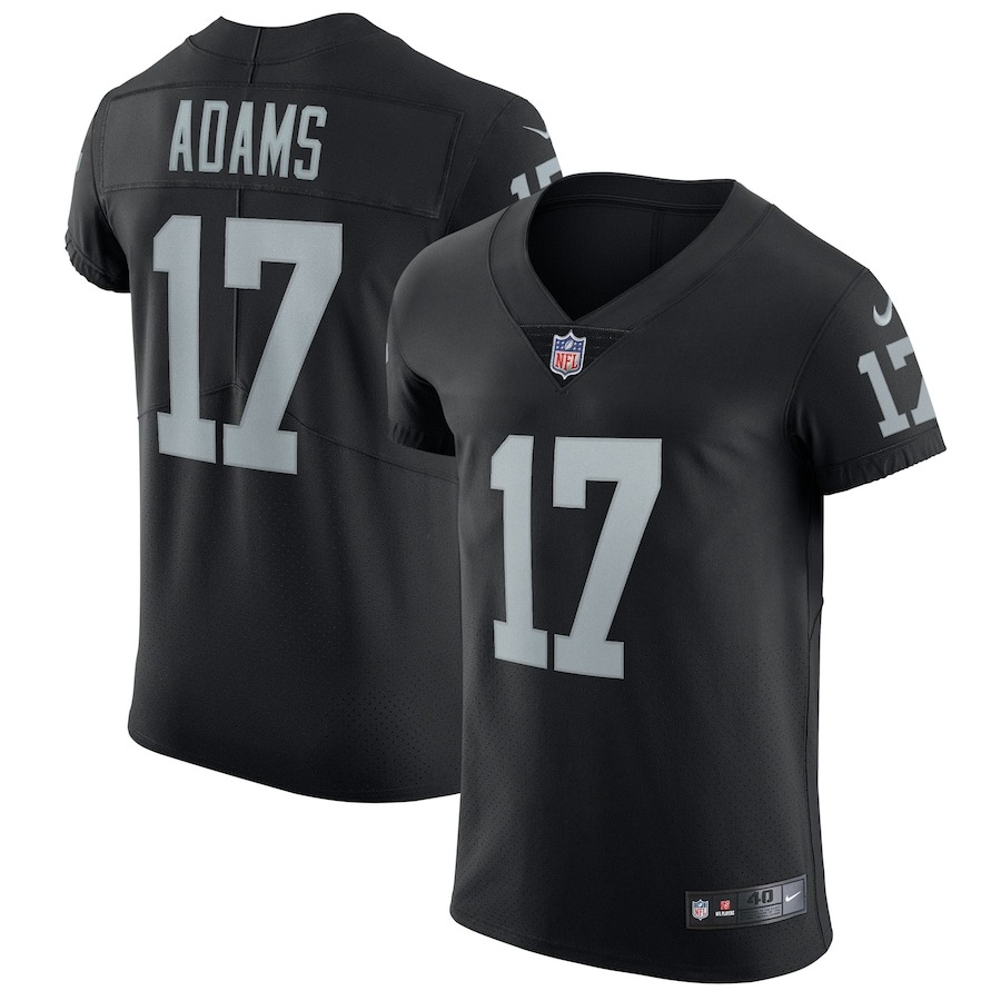 Men's Las Vegas Raiders Davante Adams Nike Black Vapor Elite Jersey - ujerseystore