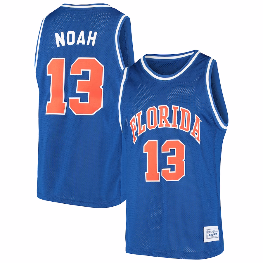 Joakim Noah Florida Gators Original Retro Brand Alumni Basketball Jersey - Royal - ujerseystore