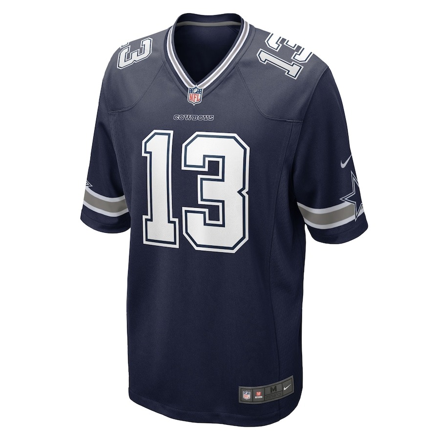 Men's Dallas Cowboys Michael Gallup Nike Navy  Game Jersey - ujerseystore