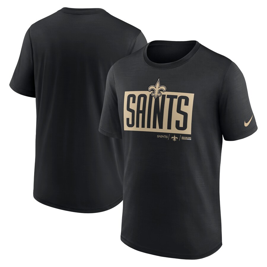 Men's New Orleans Saints Nike Black Exceed Performance T-Shirt - ujerseystore