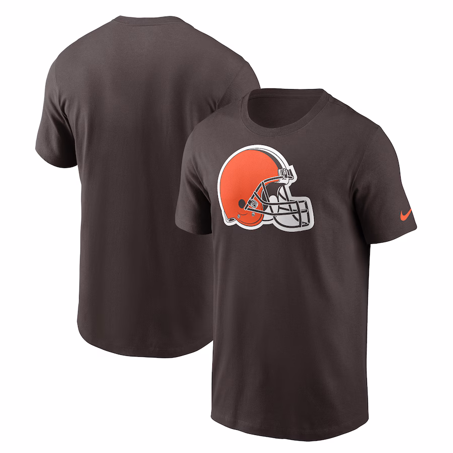 Men's Cleveland Browns Nike Brown Primary Logo T-Shirt - ujerseystore