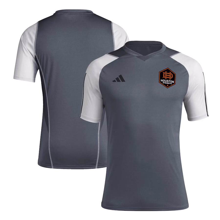 Men's Houston Dynamo FC adidas Gray 2024 AEROREADY Training Jersey - ujerseystore