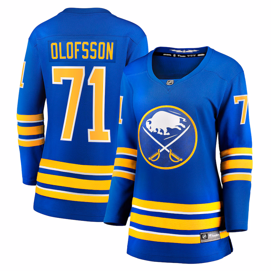 Women's Buffalo Sabres Victor Olofsson Fanatics Royal Breakaway Player Jersey - ujerseystore
