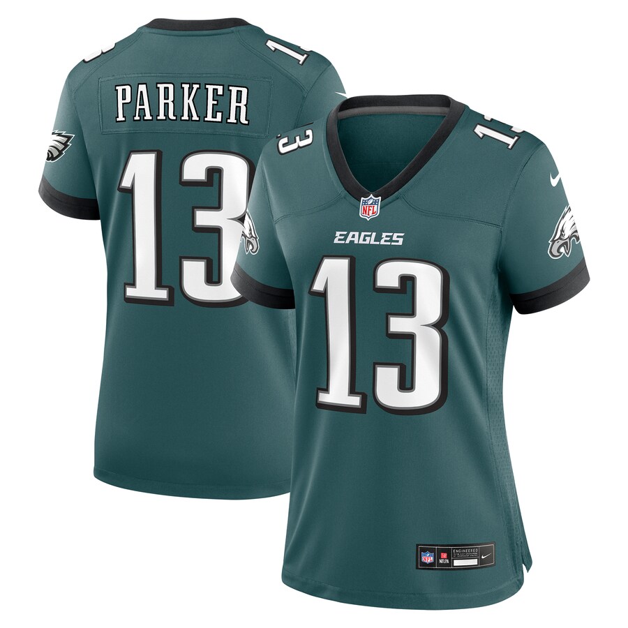 Women's Philadelphia Eagles DeVante Parker Nike Midnight Green  Game Jersey - ujerseystore