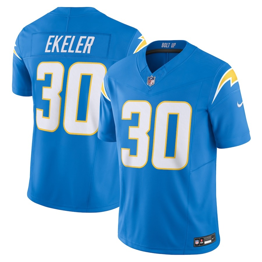 Men's Los Angeles Chargers Austin Ekeler Nike Powder Blue Vapor F.U.S.E. Limited Jersey - ujerseystore