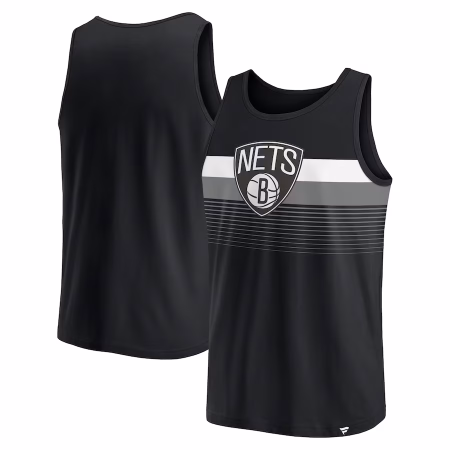Men's Brooklyn Nets Fanatics Black Wild Game Tank Top - ujerseystore