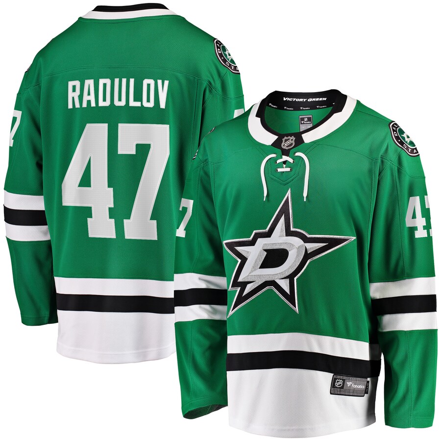 Men's Dallas Stars Alexander Radulov Fanatics Branded Kelly Green Home Premier Breakaway Player Jersey - ujerseystore
