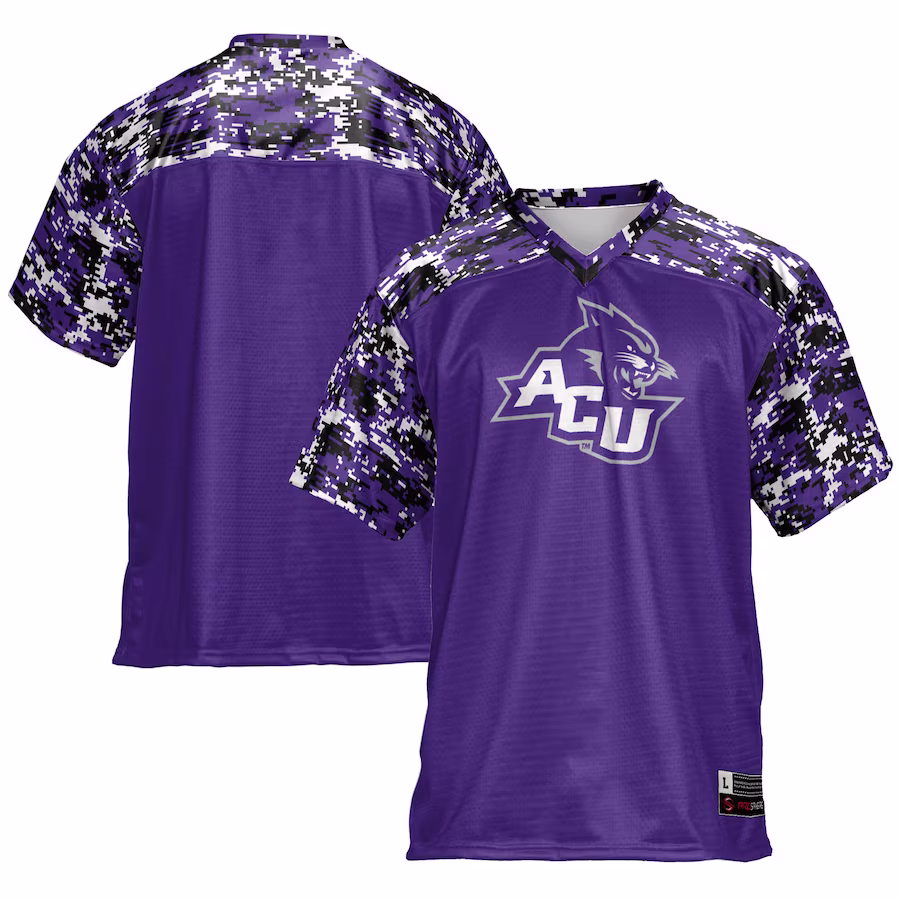 Abilene Christian University Wildcats GameDay Greats Football Jersey - Purple - ujerseystore