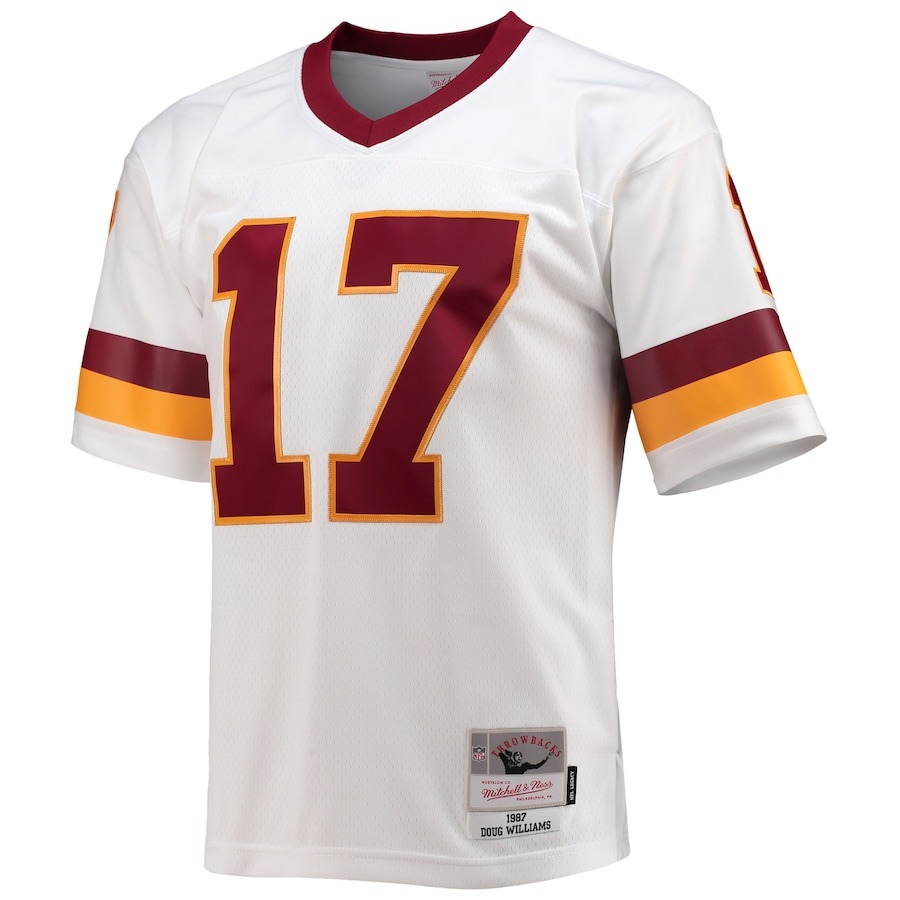 Men's Washington Football Team Doug Williams Mitchell & Ness White Legacy Replica Jersey - ujerseystore