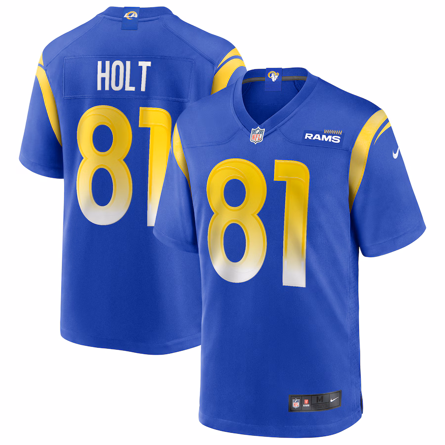 Men's Los Angeles Rams Torry Holt Nike Royal Game Retired Player Jersey - ujerseystore