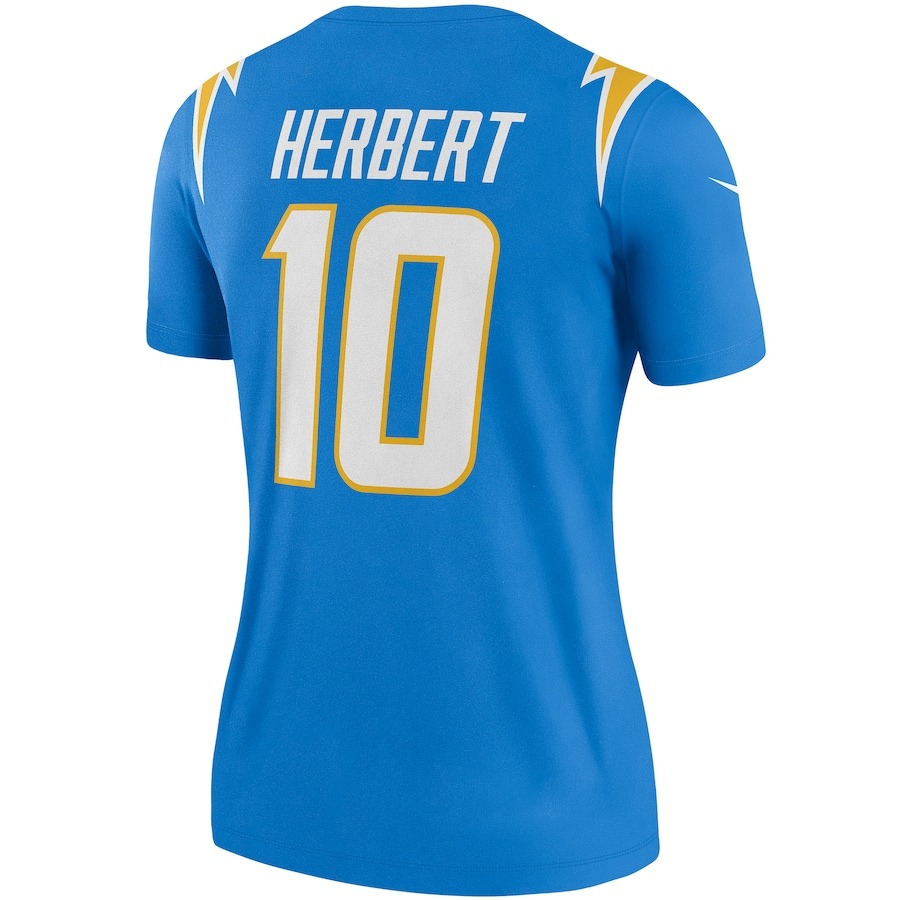Women's Los Angeles Chargers Justin Herbert Nike Powder Blue Legend Jersey - ujerseystore