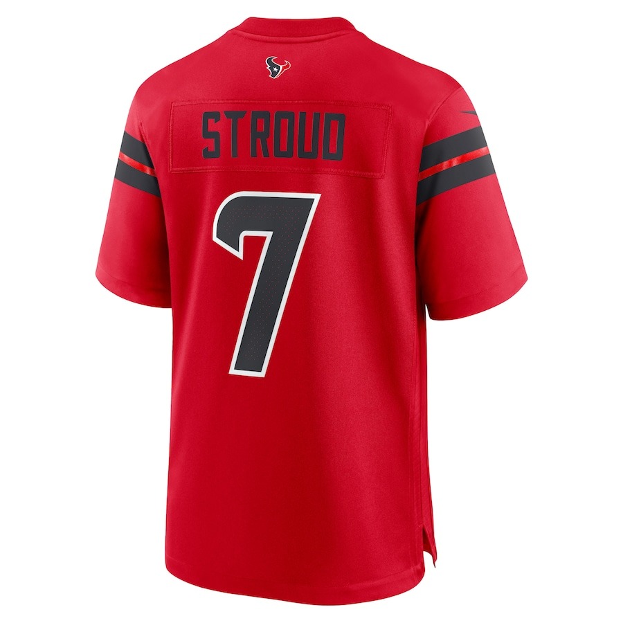 Men's Houston Texans C.J. Stroud Nike Red Game Jersey - ujerseystore
