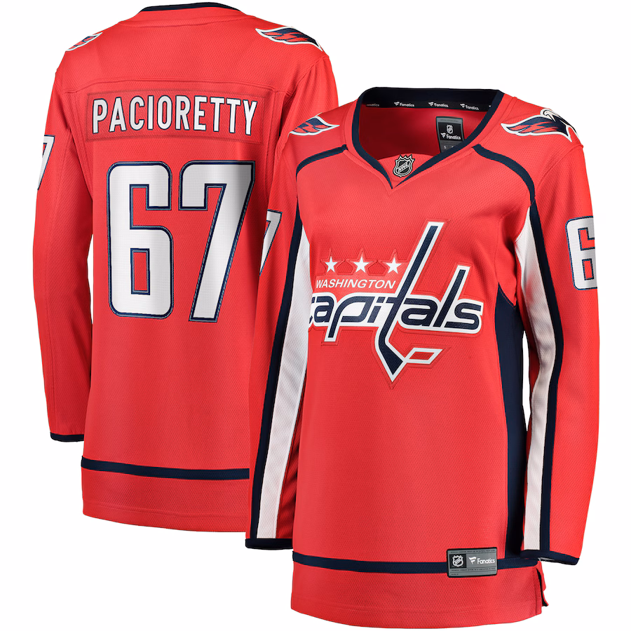 Women's Washington Capitals Max Pacioretty Fanatics Red Home Breakaway Player Jersey - ujerseystore