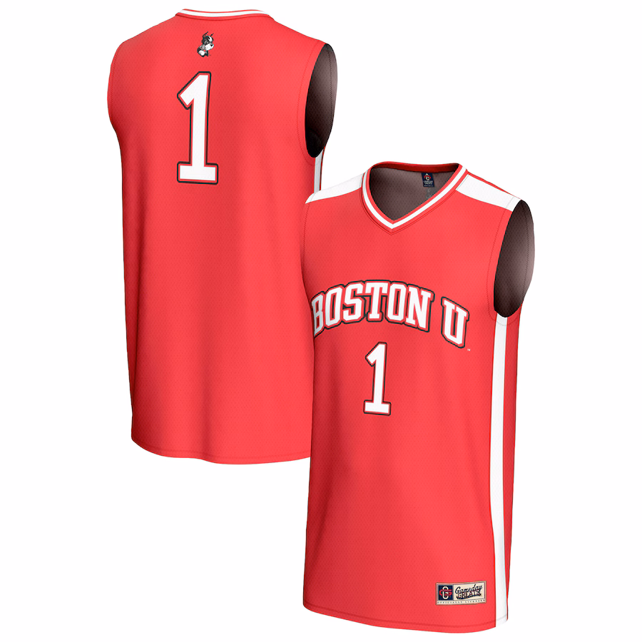 Youth GameDay Greats #1 Scarlet Boston University Lightweight Basketball Fashion Jersey - ujerseystore
