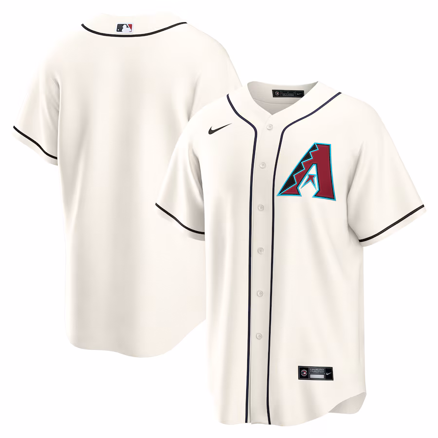 Youth Arizona Diamondbacks Nike Cream Home Replica 2.0 Jersey - ujerseystore
