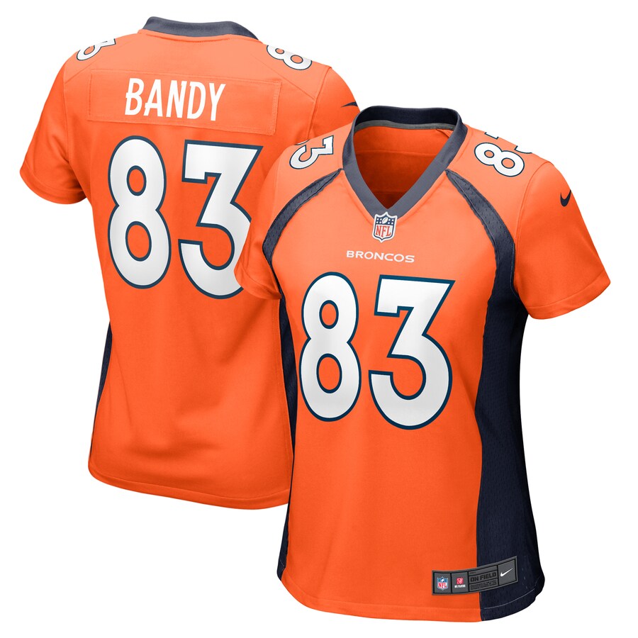 Women's Denver Broncos Michael Bandy Nike  Orange Team Game Jersey - ujerseystore