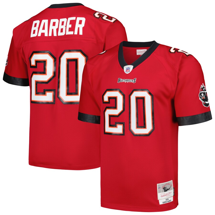Men's Tampa Bay Buccaneers Ronde Barber Mitchell & Ness Red Legacy Replica Jersey - ujerseystore