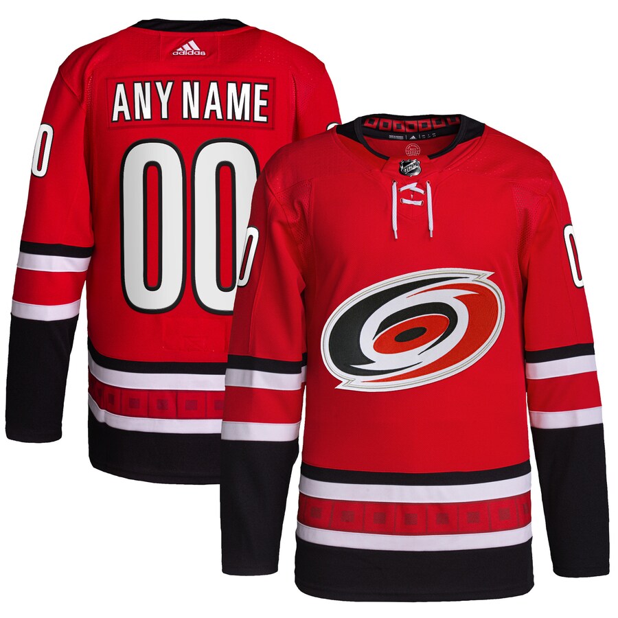 Men's Carolina Hurricanes adidas Red Alternate Primegreen Authentic Pro Custom Jersey - ujerseystore
