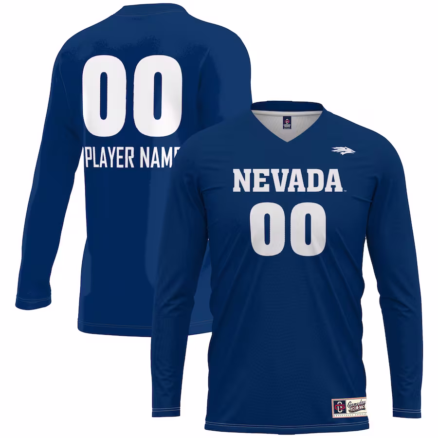 Nevada Wolf Pack GameDay Greats Unisex Pick-A-Player NIL Women's Volleyball Lightweight Jersey - Navy - ujerseystore