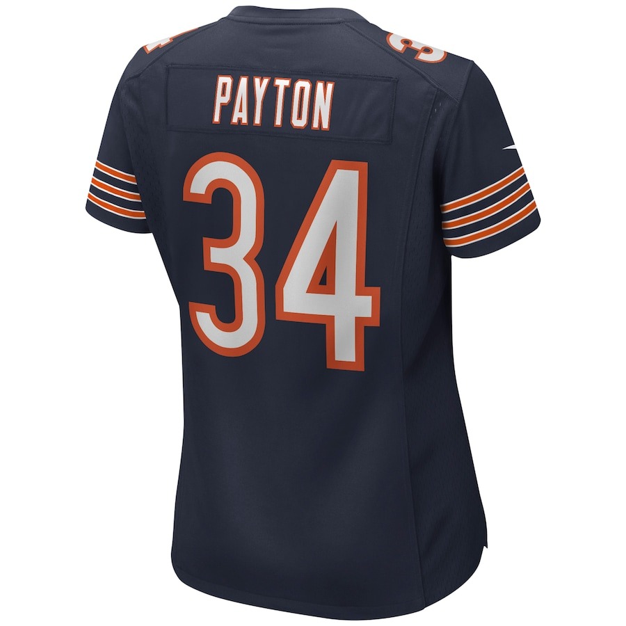 Women's Chicago Bears Walter Payton Nike Navy Game Retired Player Jersey - ujerseystore