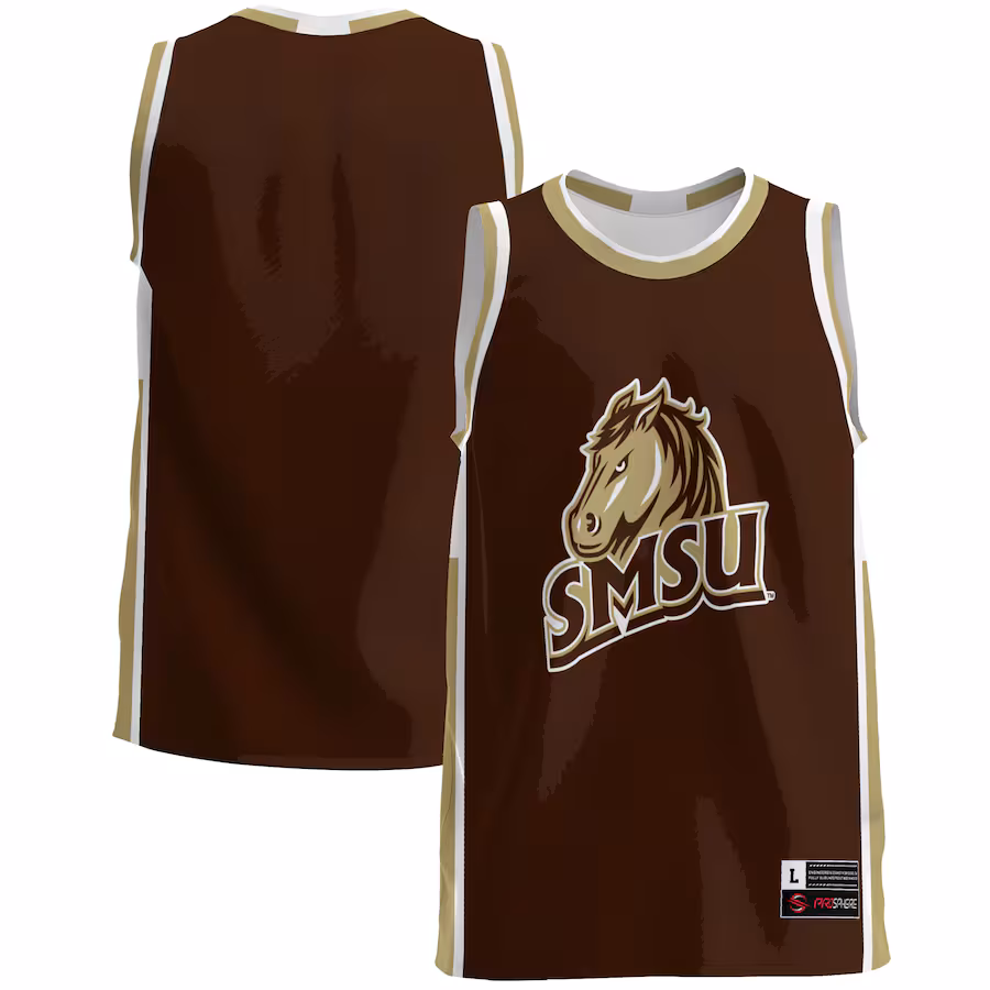 Men's GameDay Greats  Blue Southwest Minnesota State Mustangs  Lightweight Basketball Jersey - ujerseystore