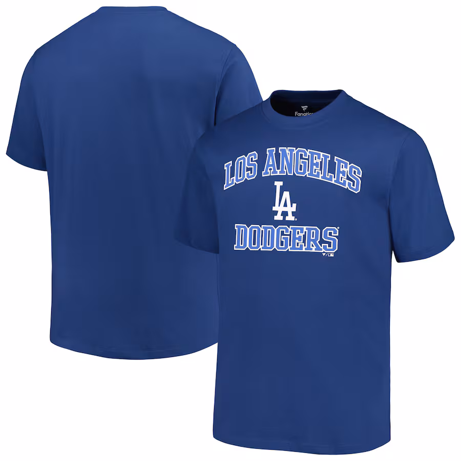 Men's Los Angeles Dodgers Profile Royal Big & Tall Heart & Soul T-Shirt - ujerseystore