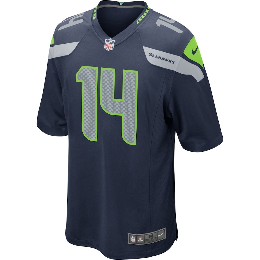 Men's Seattle Seahawks DK Metcalf Nike College Navy Game Jersey - ujerseystore