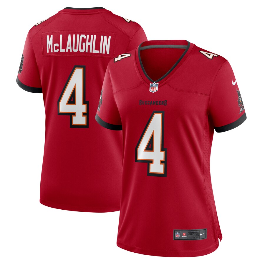 Women's Tampa Bay Buccaneers Chase McLaughlin Nike Red Game Player Jersey - ujerseystore